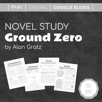 Preview of Ground Zero by Alan Gratz Novel | BOOK STUDY | Digital | NO PREP