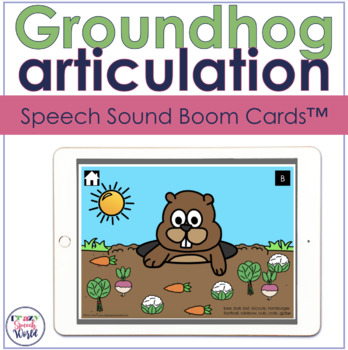 Groundhog Articulation Boom Cards Speech Therapy By Jenn Alcorn