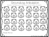 Groundhog Articulation Freebie for Speech Therapy