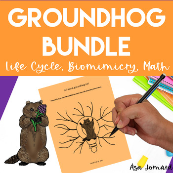 Preview of Groundhog Bundle  | Lifecycle | Biomimicry Activities | Geometry | Nonfiction