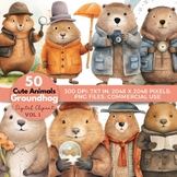 Groundhog Clipart For Groundhog Day Activity and Groundhog