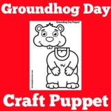 Groundhog Day Craft Activity Worksheet Preschool Kindergar