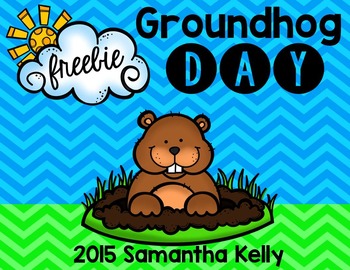 Preview of Groundhog Day Literacy Freebie