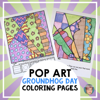 Preview of Free Groundhog Day Coloring Page