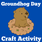 Groundhog Day | Craft Activity | Kindergarten 1st 2nd 3rd Grade