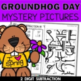 Groundhog Day 2 Digit Subtraction with and without Regroup