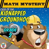 2nd Grade Groundhog Day Activity - Math Mystery Printable 