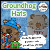 Groundhog Day Hats & Writing Prompt Activities, February A