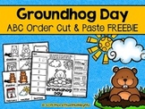 Groundhog Day ABC Order Cut and Paste Printable---FREEBIE