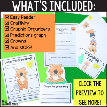 Groundhog Day Activities by Danielle Murphy - Shimmer Sparkle Teach