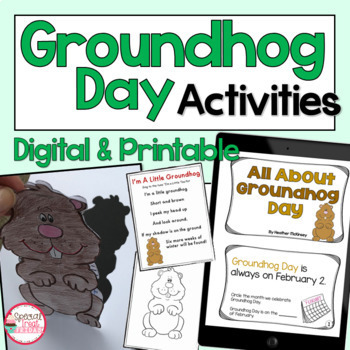 Preview of Groundhog Day Activities