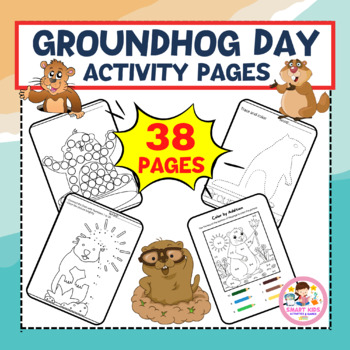 Trace Line Worksheet Preschool Kids Groundhog Stock Vector (Royalty Free)  1711872088