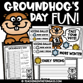 Groundhog Day Activities Craft Writing Graph