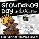 Groundhog Day Activities for Upper Elementary Math, Readin
