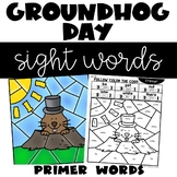 Groundhog Day Activities with Primer Sight Words