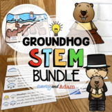 Groundhog Day Activities with STEM Challenges BUNDLE with 