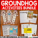 Groundhog Day Activities Kindergarten Crafts, Readers, Wri