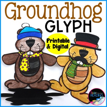 Preview of Groundhog Day Activity: Groundhog Day Craft, Prediction Glyph & Graph