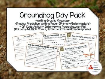 Preview of Groundhog Day Activity Pack