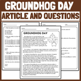 Groundhog Day Reading Comprehension | Article and Question