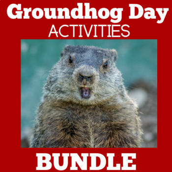 Groundhog Day | PowerPoint Craft Worksheet Activities Printables BUNDLE