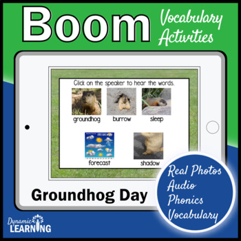 Preview of Groundhog Day Boom Cards