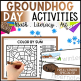 Groundhog Day Activities - Math, Literacy & Crafts for Spe