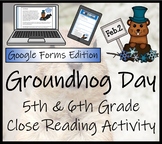 Groundhog Day Close Reading Activity Digital & Print | 5th