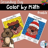 Groundhog Day Color by Code Math Activities