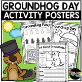 Groundhog Day Coloring Pages Activity Posters All About Gr