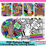 Groundhog Day Coloring Pages BUNDLE February Early Finishe