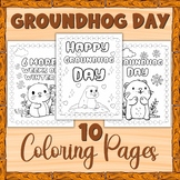 Groundhog Day Coloring Pages | Groundhog Day Coloring Shee