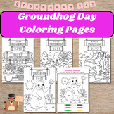 Groundhog Day Coloring Pages, Math Activities, Coloring Sh