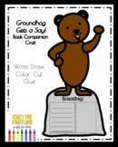 Groundhog Day Craft Activity and Writing Prompt for Kindergarten