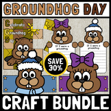 Groundhog Day Craft BUNDLE : Groundhog Day Activity - Grou