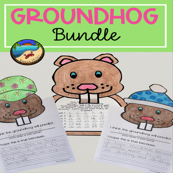 Preview of Groundhog's Day Crafts, Math, Writing, and Social Studies Activities February