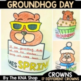 Groundhog Day Craft Crowns Hat Headband Writing Coloring A