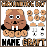 Groundhog Day Activity : Groundhog Day Name Craft - Ground