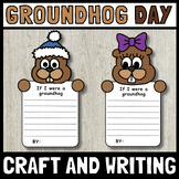 Groundhog Day Craft- Prediction Writing Template- Groundho