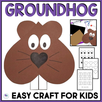 Groundhog Day Craft With Easy Patterns For Kindergarten And First Grade