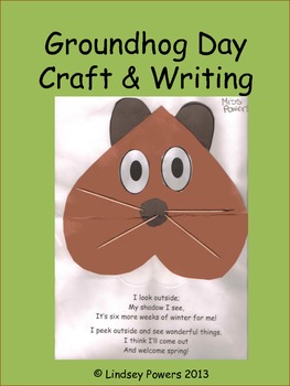 Groundhog Day Craft & Writing by Lindsey Powers | TPT