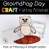 Groundhog Day Craft and Writing Activities for February
