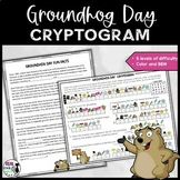 Groundhog Day Puzzle Secret Message Cryptogram - Crack the