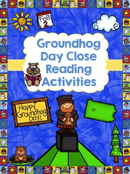 Preview of Groundhog Day Differentiated Articles & Close Reading Tasks