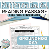 Groundhog Day Differentiated Reading Comprehension Passage