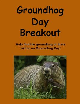 Groundhog Day Digital Breakout by Magnificent Math and More | TPT