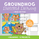 Groundhog Day Directed Drawing and Writing Activities
