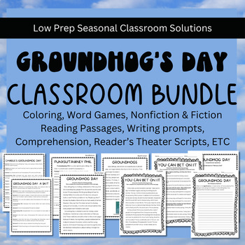 Preview of Groundhog Day Elementary Classroom Pack