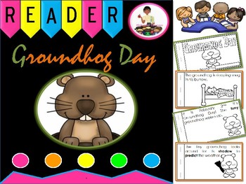 Preview of Groundhog Day Emergent Reader Groundhog Day Activities
