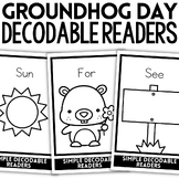 Groundhog Day Emergent Reader Books | Pre A Reading Level 